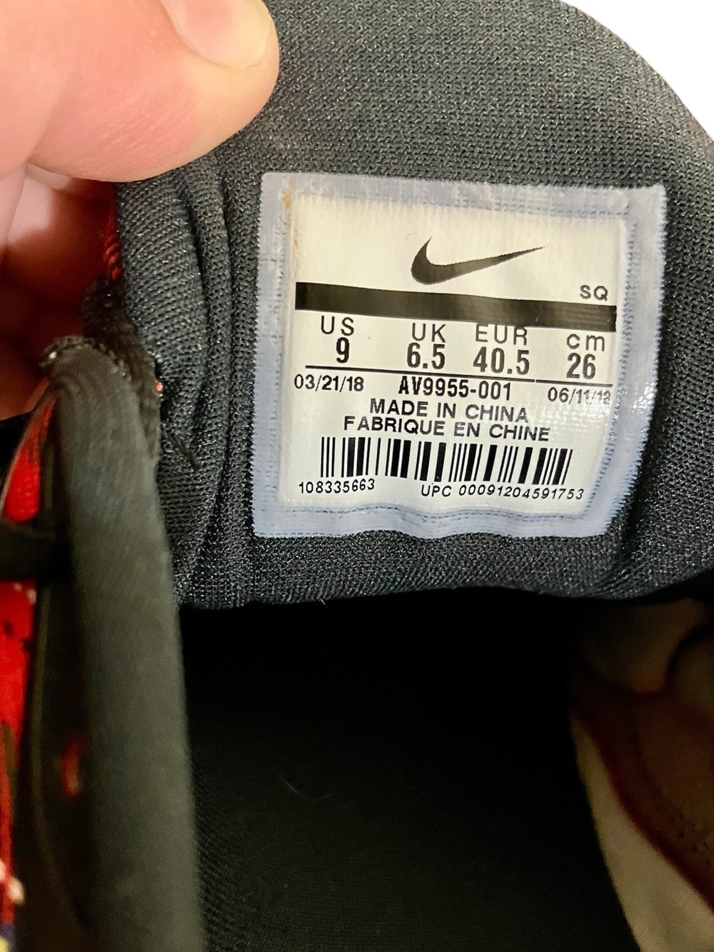 Rare 2018 Nike Women's Air Max Plus 'Tartan' Plaid Sneaker Size 9 - Picture 9 of 11